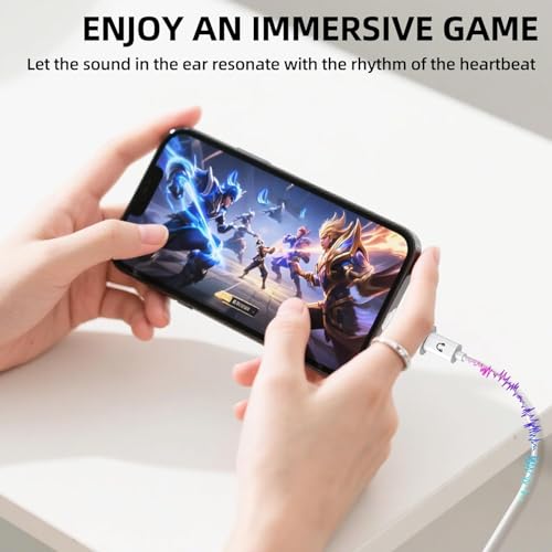 Image of ETZIN Lighting Female to USB C Male Audio Adapter for Phone 15 16 Pro Max Plus IPad Air McBook Galaxy Android Phones, Connector Support Audio & Microphone, Not for Charge & Data Transfer EPL-1518CC