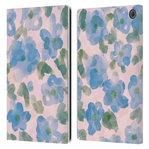 Étui Amazon Fire Max 11 fleurs bleues idéal pour lire et travailler en toute sérénité