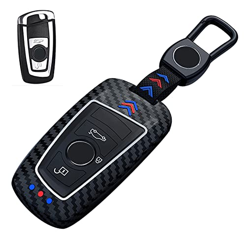 �L�[�P�[�X BMW�p �X�}�[�g�L�[�P�[�X �L�[�J�o�[ ABS �v���X�`�b�N �V���R�� 3�{�^�� BMW��p�݌v BMW 1 3 4 5 6 7�V���[�Y X3 X4 M5 M6 f10 f11 f30���ɓK�p �L�[�z���_�[ (�J�[�{�� �u���b�N)