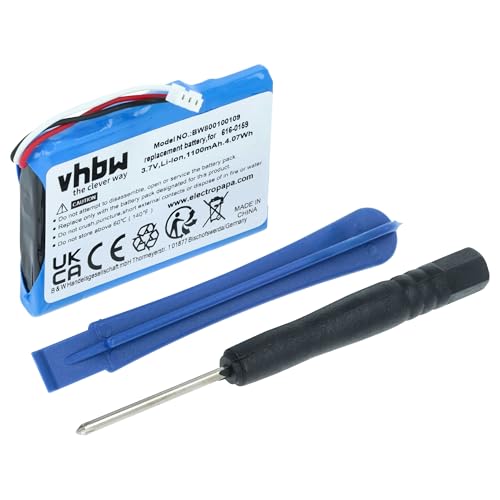 Batteria ad alta potenza | Capacità: 1100 mAh | Tensione: 3,7 V | Energia: 4,07 Wh | Tipo di cella: ioni di litio