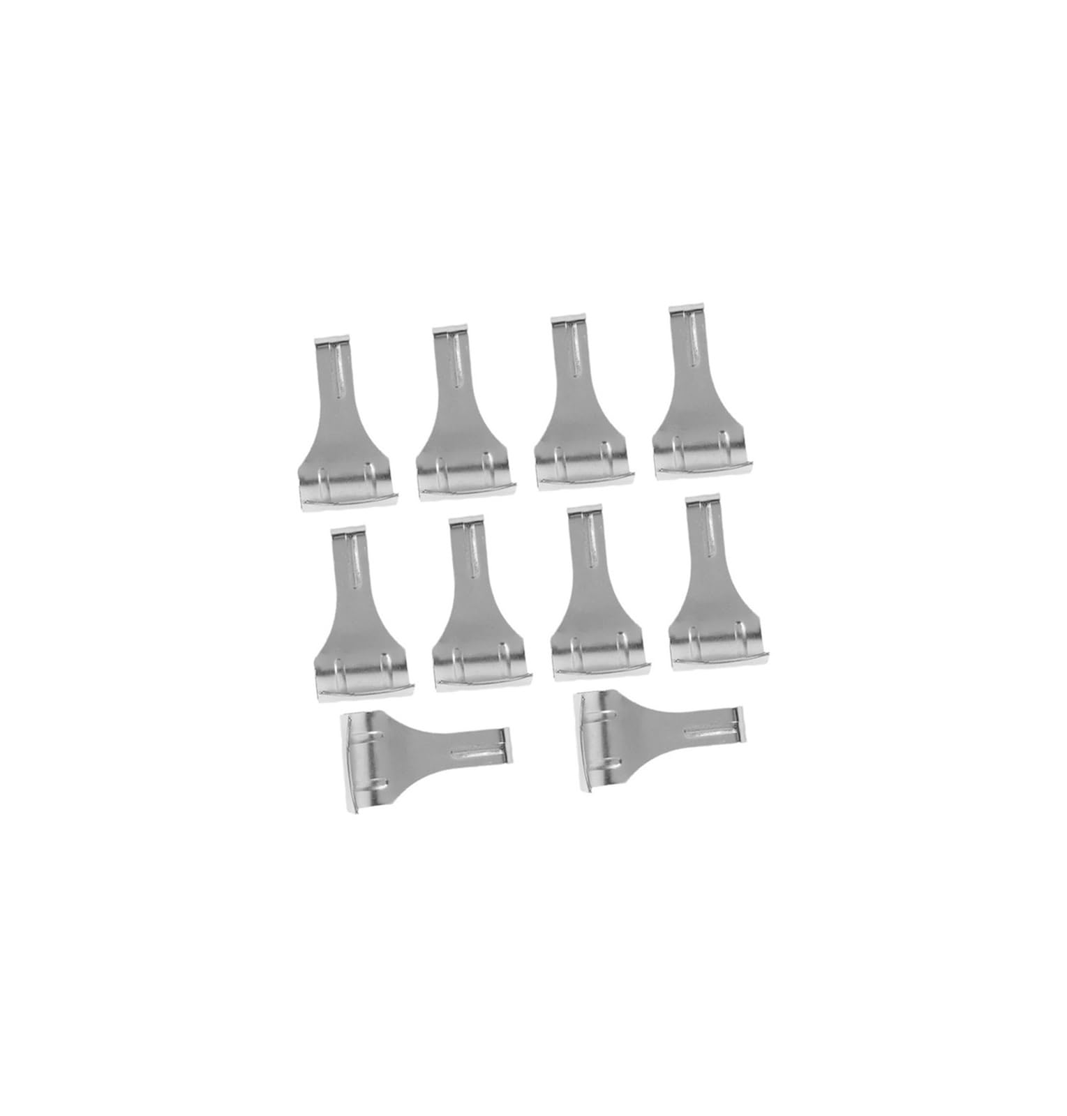 FGJsfhrDTU Picture Hanging Hooks, 10 Pcs Silver Iron 5.30x5.00x2.90cm