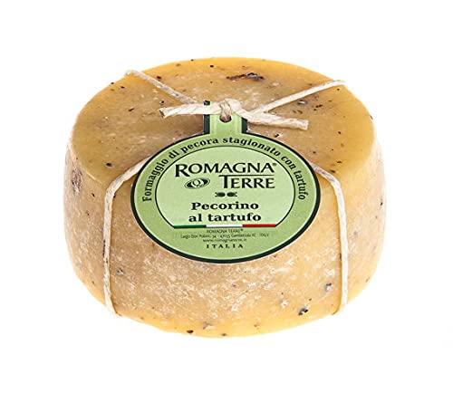 Pecorino al tartufo Schafmilchkäse mit Trüffel Laib Ca.450gr