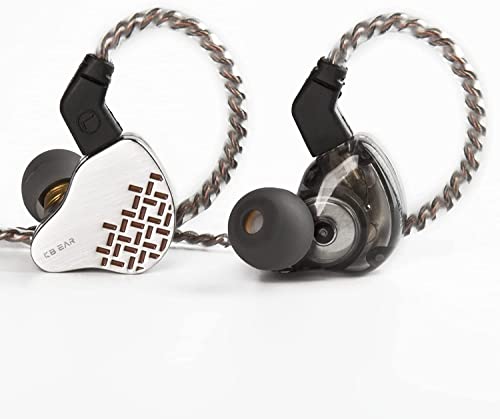 KBEAR In-Ear-Kopfhörer mit Geräuschunterdrückung, Rosefinch IEM Kopfhörer mit Frontplatte aus...