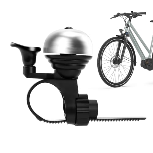 Apujent 自転車用リングベル | 警告ホーン サイクリング用 - 小型サイクリングホーン 通勤・キャンパス・ナビゲーション・マウンテンバイカー・公園ライディング・トレイルユーザー・繁忙街・歩行者エリア用