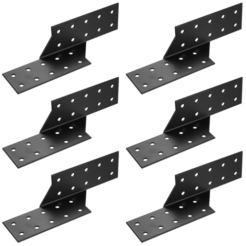 6 Pz Staffe per Travi Legno, Ancoraggi per Travetti, Staffa