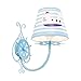 ZHJING Spots Muraux Creative LED Chambre d'enfant Lampe Murale Boy Girl Cartoon Room éclairage Simple Moderne Lampe Chambre à Coucher (Color : Blue)
