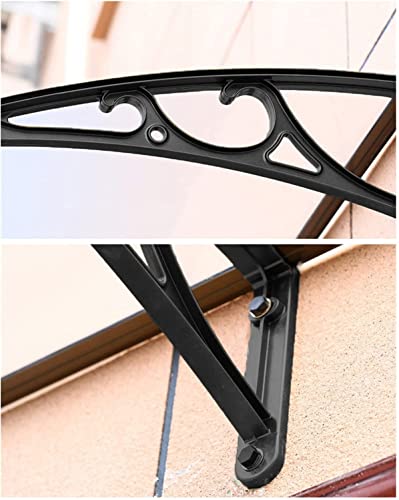Auvent de fenêtre polycarbonate bleu pour abriter votre patio du soleil - 4