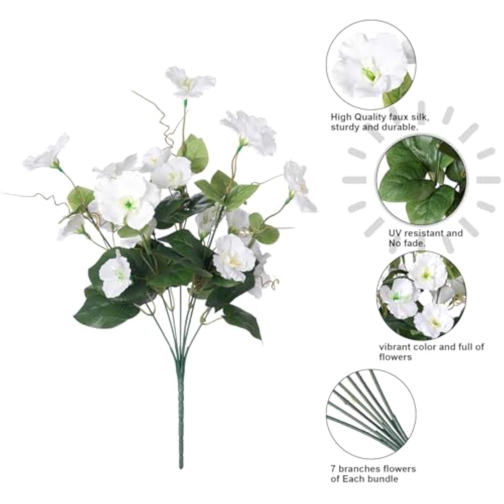 Hibiscus Artificial Flowers for Outdoor Decoration