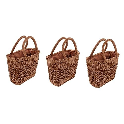 Sac creux tressé chic 3 pièces Cabilock grand volume léger porté épaule
