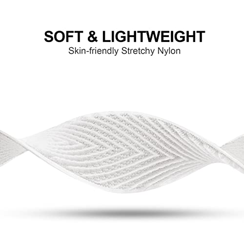 Image of 4 Pack Stretchy Solo Loop Compatible with Apple Watch Bands 38mm 40mm 41mm 42mm 44mm 45mm 46mm 49mm Women Men, Sport Nylon Elastic Straps Wristbands for iWatch Series 11 10 9 8 7 6 5 4 11 Ultra /SE 3 2