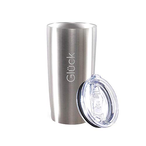 Copo Térmico para Cerveja Lucky 591ml Inox Silver Gluck