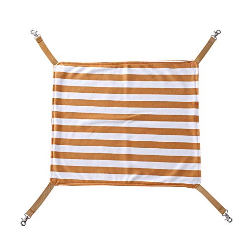 Zwbfu rede para gatos para cama pendurada, cama listrada macia e quente com dois lados de algodão pe