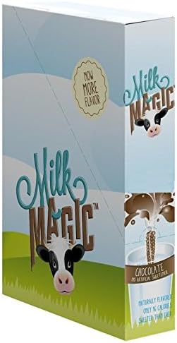 Milk Magic Milk Flavoring Magic Straws Assorted Flavors (Chocolate, 56 Count)
