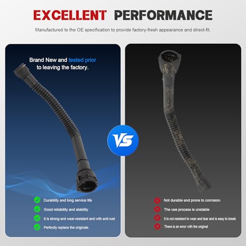 55488382 Engine Oil Cooler Coolant Inlet Hose for 2014 2015 Cruze Radiator Hose Inlet Black by BDTKylin - Used condition - Image 7