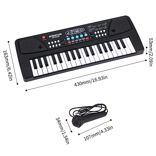 clavier électronique,HUIOP Orgue électronique USB 37 touches Piano électrique pour enfants avec microphone Noir Musique numérique Clavier électronique Haut-parleurs stéréo intégrés avec 8 tonalités 8 - Les Beatles, Paul McCartney, John Lennon, RIngo Starr, George Harrison clavier électronique,HUIOP Orgue électronique USB 37 touches Piano électrique pour enfants avec microphone Noir Musique numérique Clavier électronique Haut-parleurs stéréo intégrés avec 8 tonalités 8 – Image 8