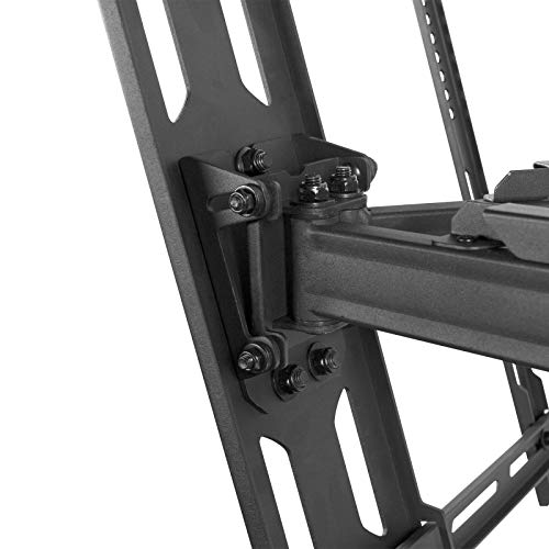 Kanto Pdx650 Full Motion Articulating Tv Wall Mount For 37-Inch To 75-Inch Tvs | Low Profile With 22" Extension | Integrated Cable Management | Swivel And Tilt Capable | Black #TOP6