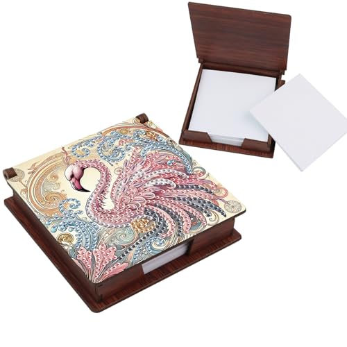 Kit peinture diamant cygne boîte à notes cadeau idéal