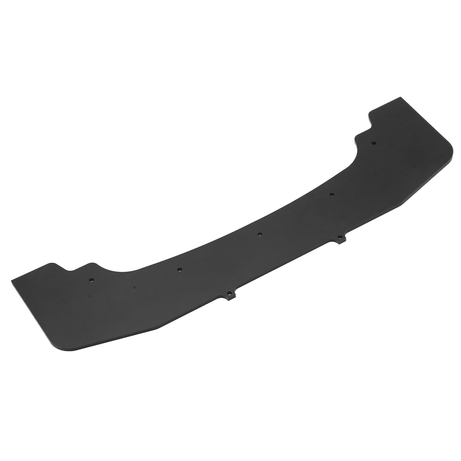 plplaaoo RC przedni zderzak ze stopu aluminium, wytrzymały, nierdzewny, odporny na uderzenia, przedni rozdzielacz do samochodów RC serii 1/7 1/8, długość 310 mm (czarny)