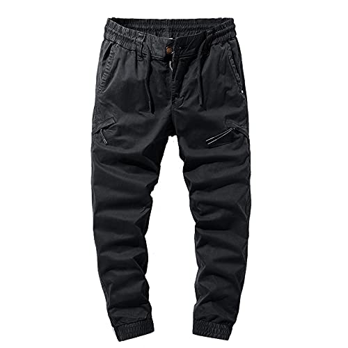 Misaky Mens Joggers Pants Casual Mid Waist Pencil Pant Pocket Running Street Style Workout Sweatpants