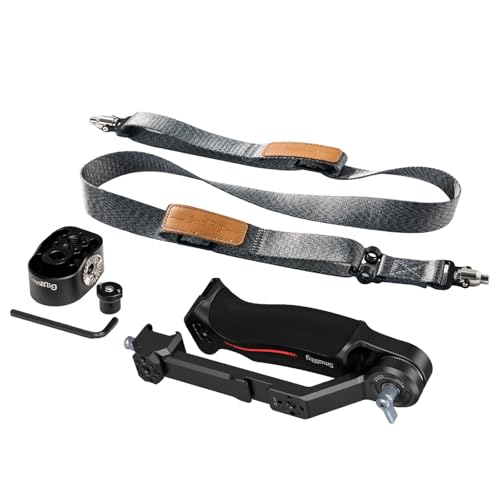 Image of SmallRig Adjustable Sling Handgrip Gimbal Sling Handle w /Shoulder Strap for DJI RS 5 / RS 4 Pro / RS 4 / RS 3 / RS 3 Pro /RS 2 Stabilizer, Ergonomic Grip for Low Angle Shots