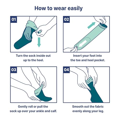 MONFOOT Compression Socks for Men & Women, 15-20 mmHg (3 Pairs) - Best Circulation socks for Nurses, Athletic, Travel2