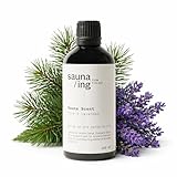 sauna/ing Saunaaufguss Kiefer & Lavendel 100 ml – Natürlicher Sauna Duft mit Reinen Ätherischen Ölen – Saunaöl Hergestellt in Finnland