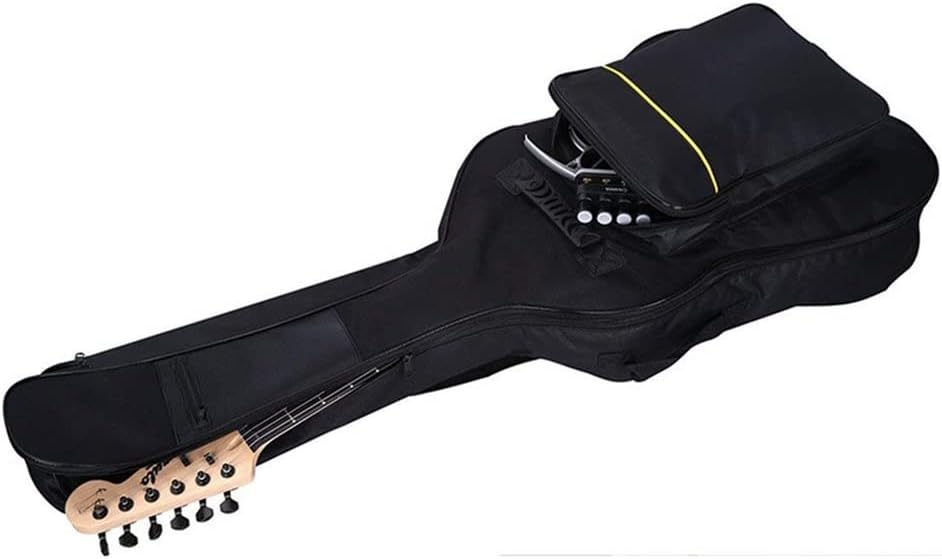 Fabric Acoustic Guitar Bag Waterproof Backpack 5mm Cotton Shoulder Straps Padded Soft Case