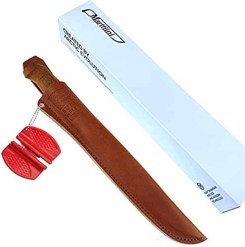 Marttiini Classic Superflex Filetier-Messer 30,6cm + Geschenkverpackung + RTX Messer-Schärfer/Filleting Knife & Sharpener Combo, extrem scharf & flexibel, für Fisch & Fleisch