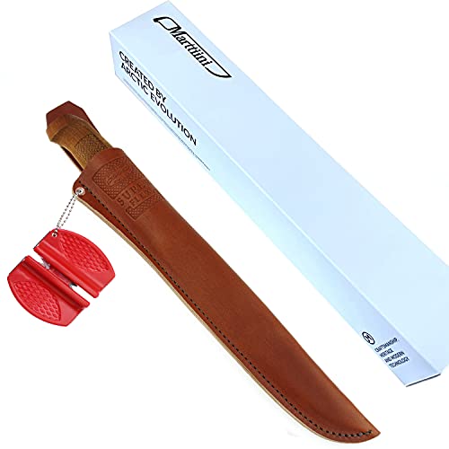 Marttiini Classic Superflex Filetier-Messer 30,6cm + Geschenkverpackung + RTX Messer-Schärfer/Filleting Knife & Sharpener Combo, extrem scharf & flexibel, für Fisch & Fleisch