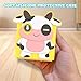 FIOPAZ Silicone Case for Nex Playground Game System, Cute Soft Protective Case for Nex Playground Game System Accessories, Dustproof Washable Suitable for Indoor Outdoor Game (Milk-Cow)