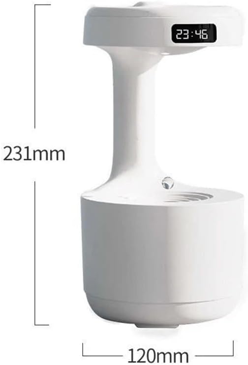 Water Drops Air Humidifier Essential Oil Diffuser Night Gently Mist Decorations