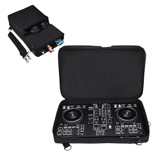 Befoore Bolsa Protectora de Viaje for Controlador de DJ DDJ-400/DDJ-FLX4/DDJ-SB3/DJ-202, Estuche de Transporte con Compartimento for Accesorios y Correa de Hombro Ajustable.
