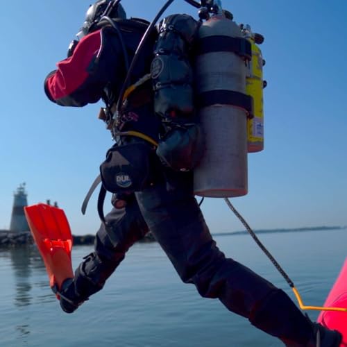 Divers in the Water with FDNY Battalion Chief Thor Johannessen, Captain Frederick Ill and Firefighter Jacob Dutton
