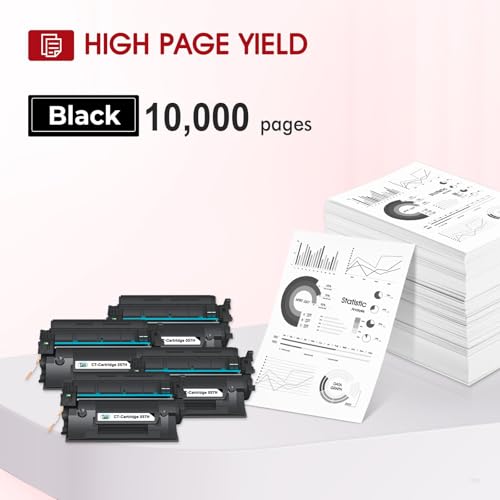 Image of 057H Black High Yield Toner Cartridge 057 MF445Dw MF455Dw 4-Pack