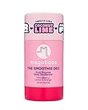 Megababe Daily Deodorant -The Smoothie Deo with 72 hour Odor Protection | Coconut & Fruit Enzymes | Aluminum-Free, All Natural | Free from Parabens, Sulfates & Phthalates | 2.6 oz