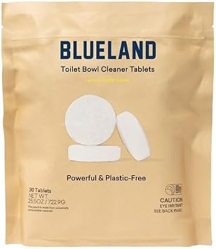 BLUELAND Toilet Bowl Cleaner Refills - Lemon Cedar - 30 tablets