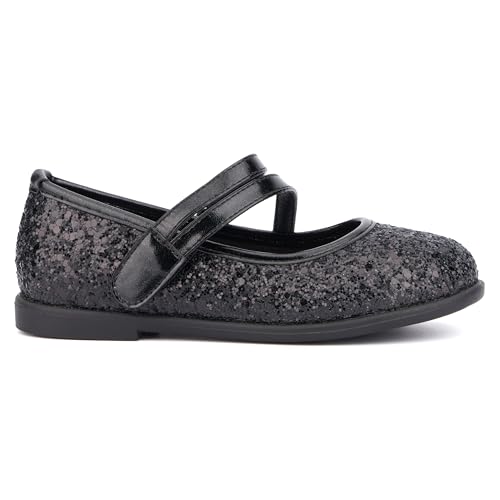 Olivia Miller Girls Toddler Princess Heart Maryjane, Round Toe Flats, Thermoplastic Rubber Outsole2