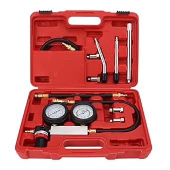 Cylinder Leak Detector, Dual Gauge Detecting Tool Set, Cylinder Leak