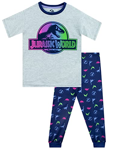 Jurassic World Pajamas Girls Dinosaur Pajama Set Short Sleeved