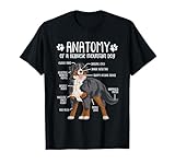 Funny Anatomy Bernese Mountain Dog Berner Lover T-Shirt