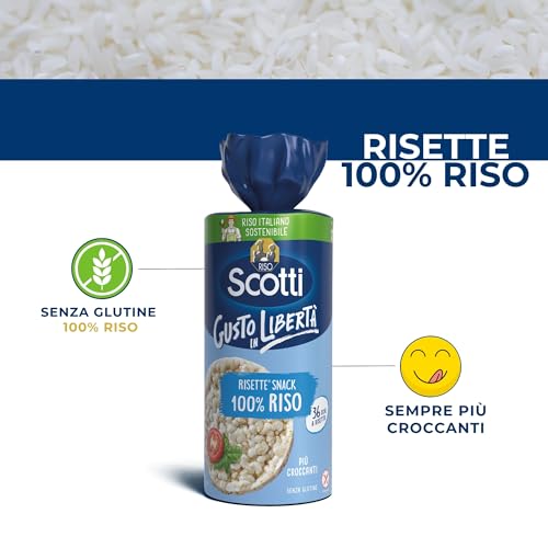 Riso Scotti Risette 100% Riso Gallette di Riso Senza Glutine Bio Confezione da, 150g - Immagine 2
