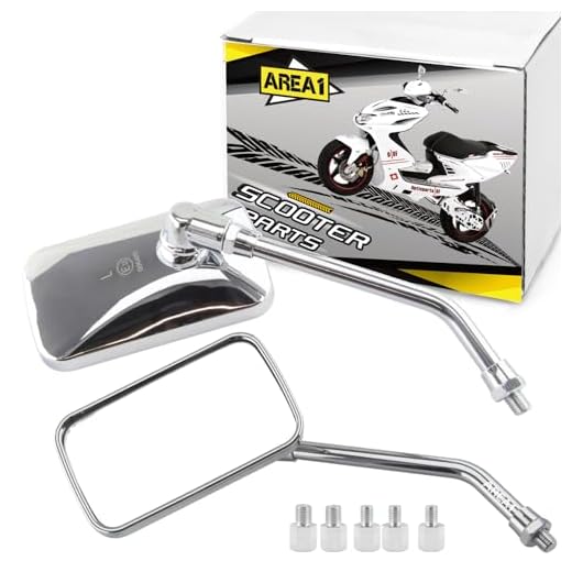 Area1 Motorcykel spegel backspegel CNC kompatibel med Daelim Corbi, S-Five, E-Five, S2 Freewing, Delfino, History (V54)