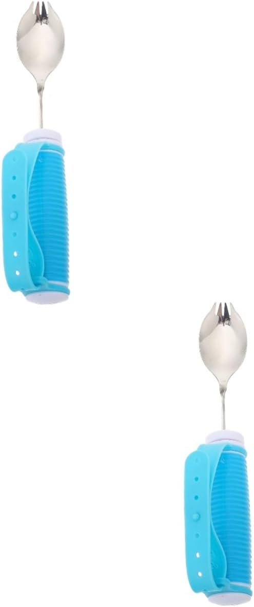Beaupretty 2pcs Elderly Shake Spoon Disabled Spoon Practical Cutlery for Home Care Lightweight