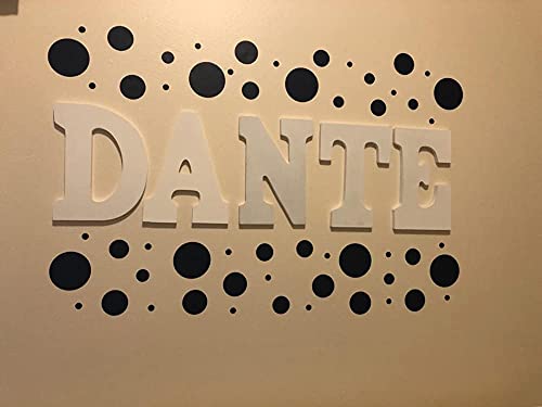 Set Of 100 (Black) Vinyl Wall Decals - Assorted Polka Dots Stickers - Removable Adhesive Safe On Smooth Or Textured Walls Round Circles Bathroom Kids Room Nursery Decor #TOP3