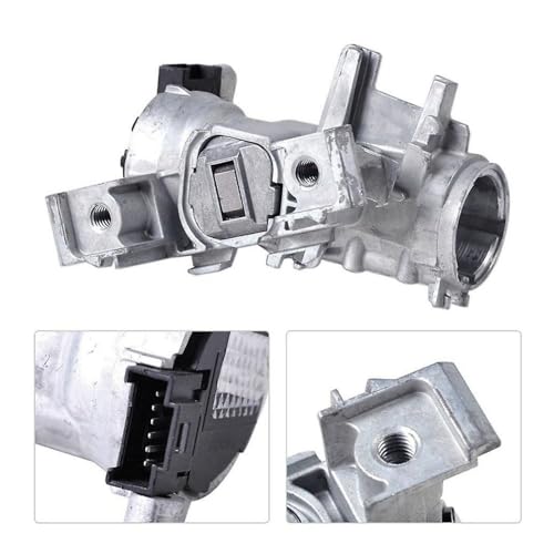 Ignition Starter Switch Steering Lock Compatible with A1 A3 TT Q3 Golf MK5 MK6 Eos Tigua-n, Ignition Key Lock Cylinder Replacement for 1K0905851B 1K0905841 - Image 5