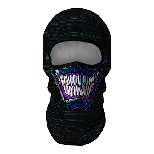 Image of Skull Full ski Mask, 3D Balaclava, UV Sun Protection,Motorcycle /Ski /Scarf /Cycling /Fishing for Men
