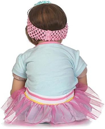 Miniatura 6 de Pinky - Muñeca de silicona de vinilo suave para dormir, de 21.7 in, de 22 pulgadas, de aspecto real, realista, con ojos cerrados