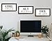 Pinetree Art Rustic Wooden Office Decor - CTRL ALT DEL Framed Motivational Wall Art - Inspirational Positive Quotes Wall Hanging, Set of 3 (6