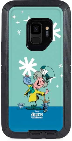Skinit Decal Phone Skin Compatible with OtterBox Defender Galaxy S9 - Officially Licensed Disney Alice in Wonderland Mad Hatter Tea Party Design