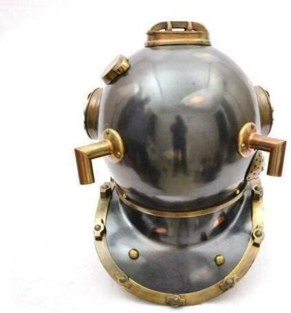 Casco de buceo Deep Sea Mark V Antique Vintage Scuba Brass Marine